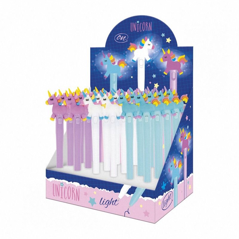 Długopis Świecący Unicorn Jednorożec Mix /Derform