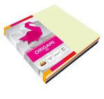 Papier Origami 10x10cm 100 Fluo+Pastele