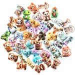 Naklejki Winylowe 50szt. Kreskówkowe Zwierzątka /DpCraft