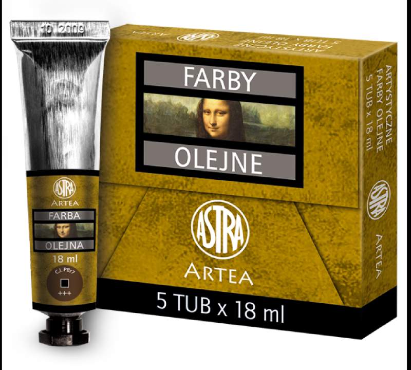 Farba Olejna 18ml Tubka Umbra Palona /Astra