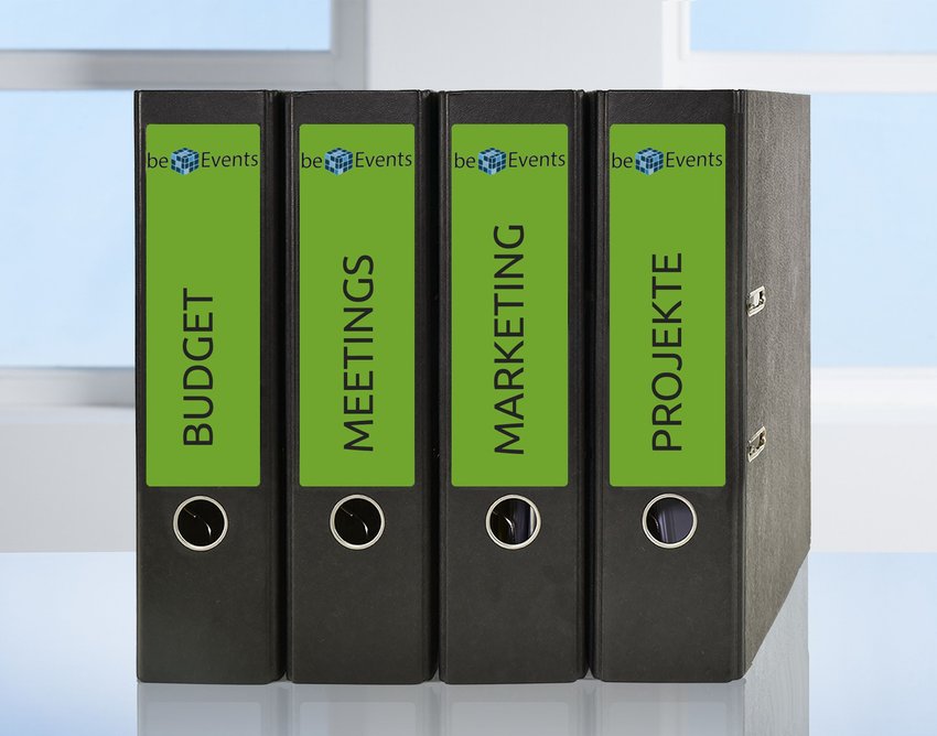 Etykiety do segregatora Avery 192x61 4/A4 A'100 Zielone No.L4768-100