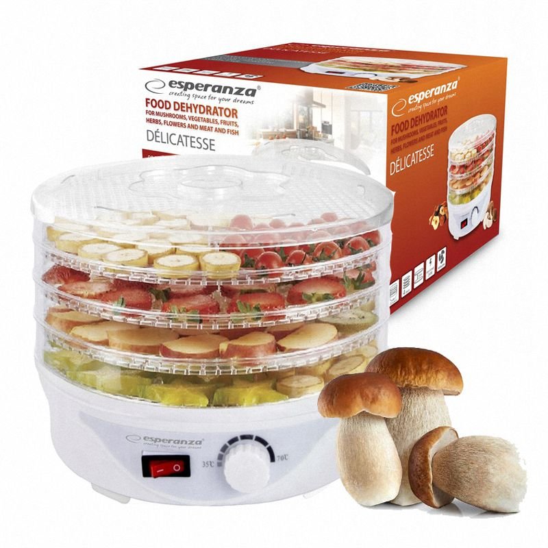 Suszarka do Grzybów i Owoców 250W Delicatesse /Esperanza