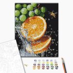 Malowanie po numerach BRUSHME 40x50 cm soczysta kombinacja 1 szt., w pudełku