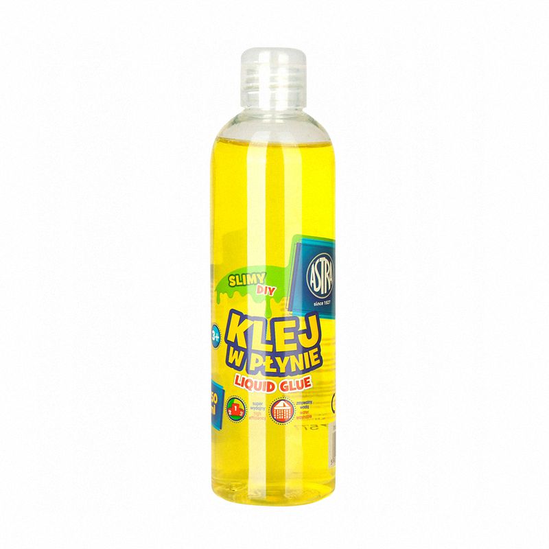 Klej w Płynie 250ml do Slime Żółty / Astra