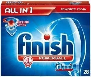 Tabletki do Zmywarki PowerBall All in 1 28szt. Finish