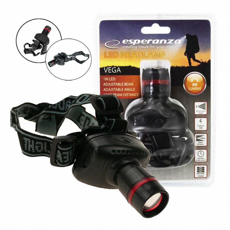 Latarka Czołowa Led Vega /Esperanza