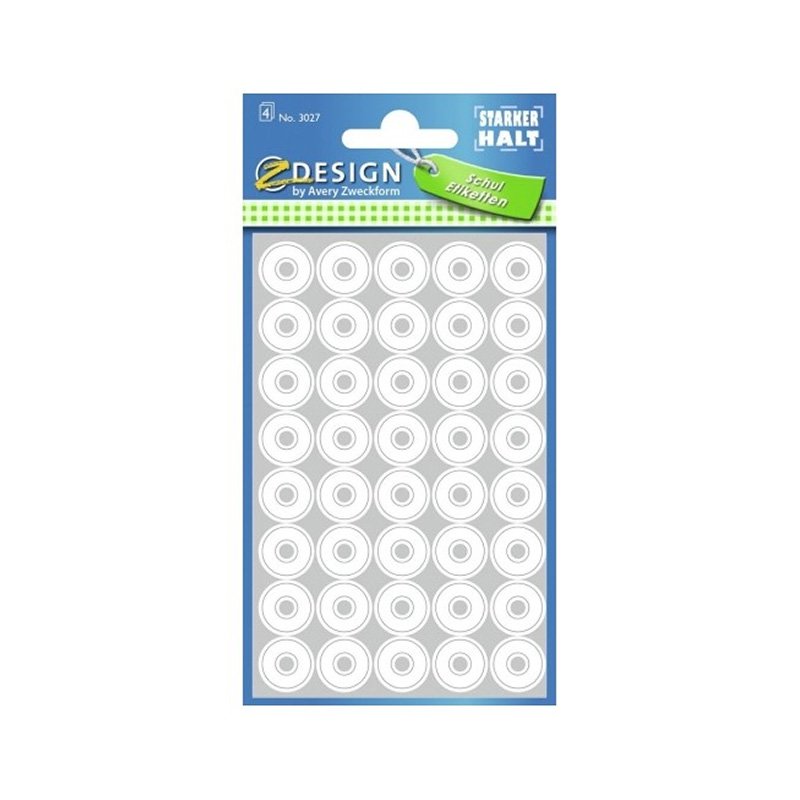 Samoprzylepne Kółka Wzmacniające Avery ZDesign No.3027