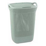 Kosz Na Bieliznę 57L Knit Szarobłękitny  / Curver 228411