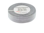 Wstążka Dekoracyjna 25mm x 22m Srebrna Brokat