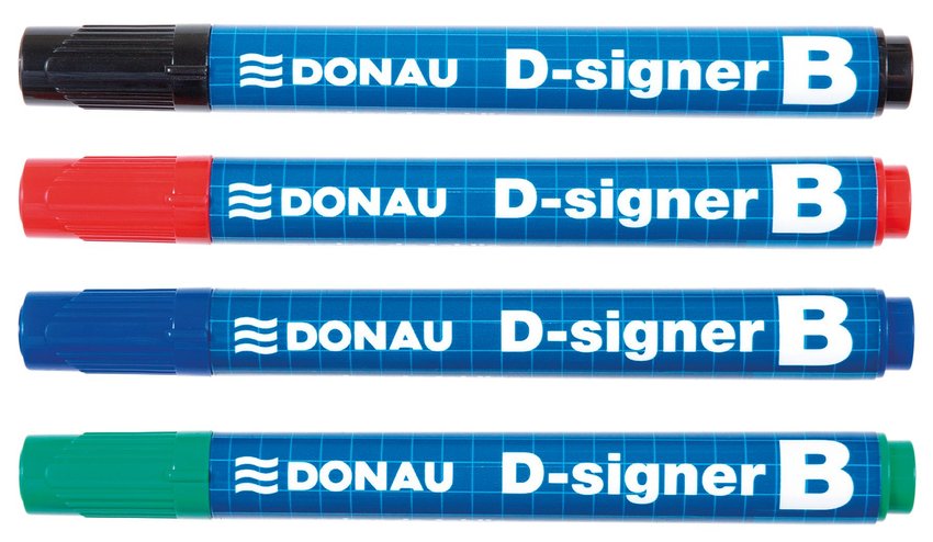 Marker Do Tablic Donau D-Signer B Okrągły 2-4mm (Linia) Czarny