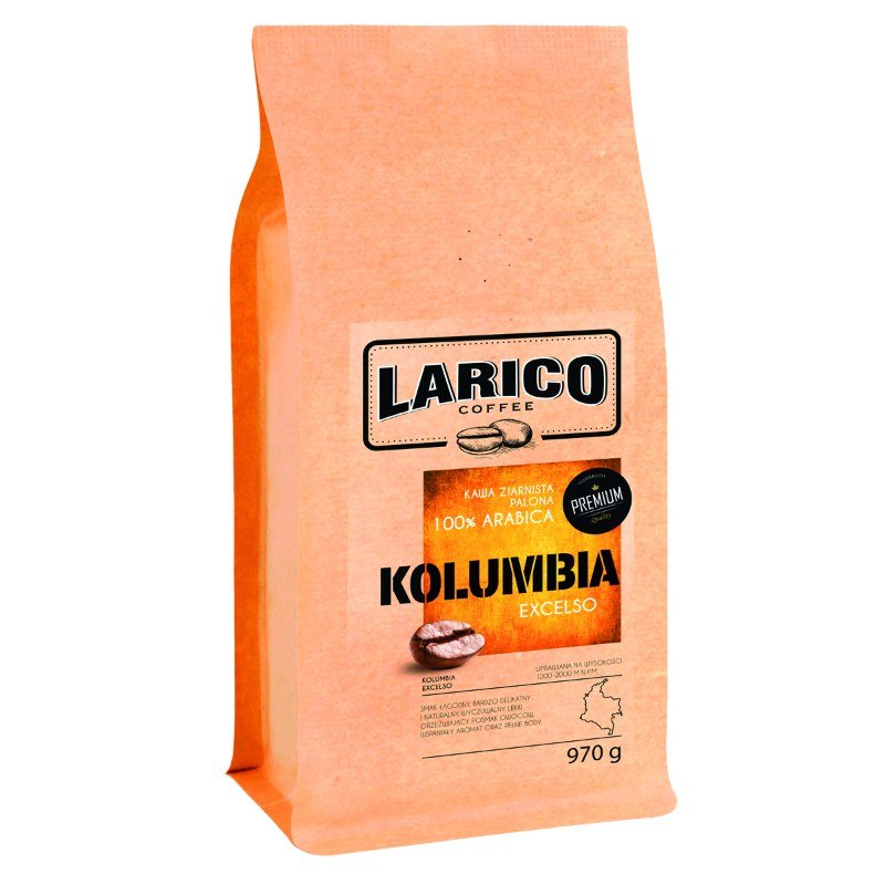 Kawa Larico Kolumbia Excelso Ziarnista 970g