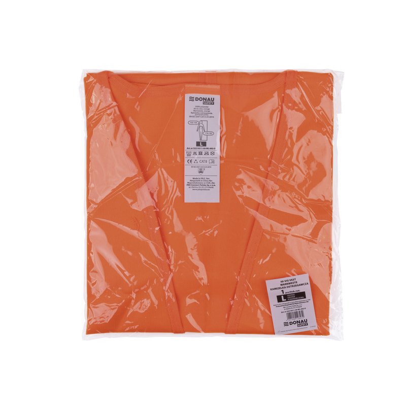 Kamizelka Ostrzegawcza Donau Safety Rozm. 2XL Pomarańczowa  /DONAU SAFETY