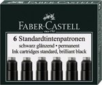 Naboje Atramentowe Krótkie Czarne 6 szt. Kartonik Faber-Castell