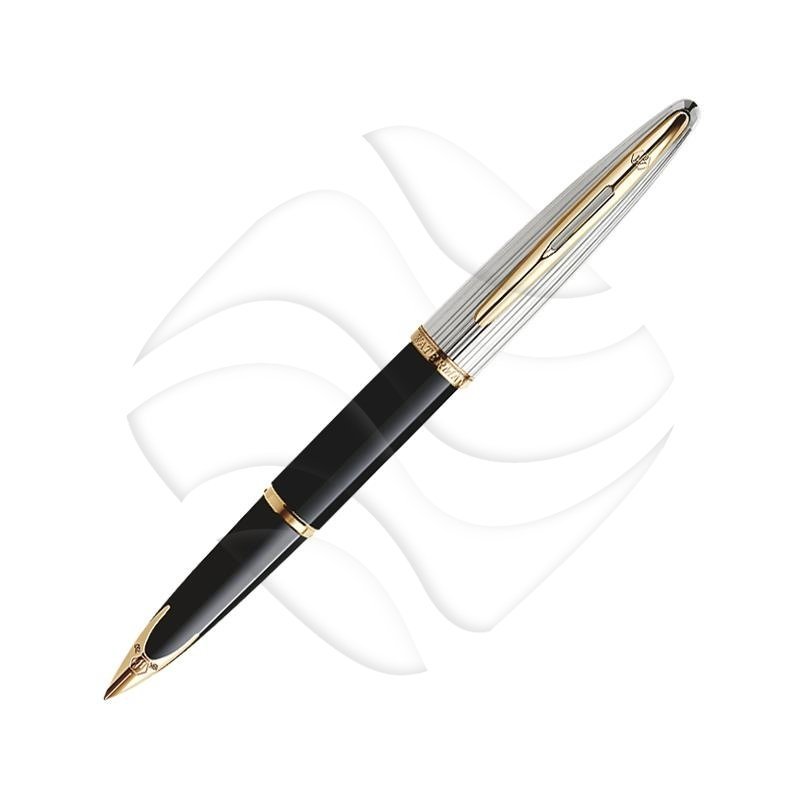 Waterman Pióro Wieczne Carene Deluxe Czarny GT FP (F) [S0699920]