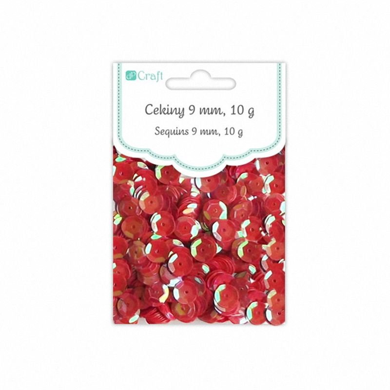 Cekiny Okrągłe 10g  [DPCE-008]  Czerwone / DpCraft