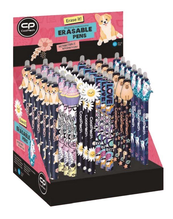 Długopis Aut. Ścieralny Cool Pack Girls 0.5 Niebieski