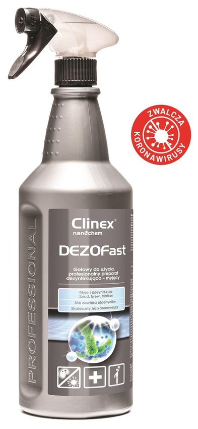 Clinex Dezofast 77-014 płyn myjąco dezynfekujący 1L
