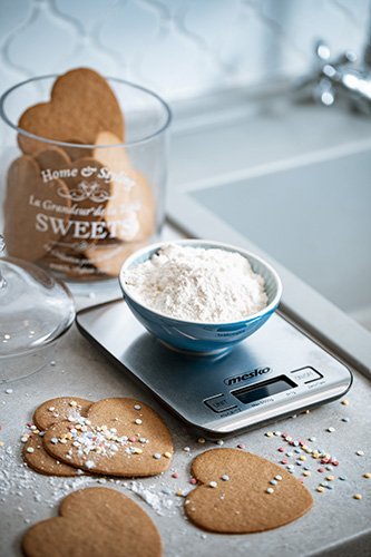 Waga kuchenna - inox Mesko MS 3169 white