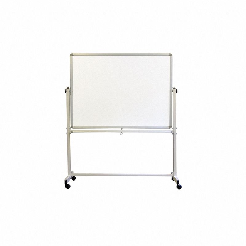 Tablica Obrotowa  Dwustronnie Suchościerana Magnetyczna Biała Rama Aluminiowa Prestige 120x90 cm /Memobe