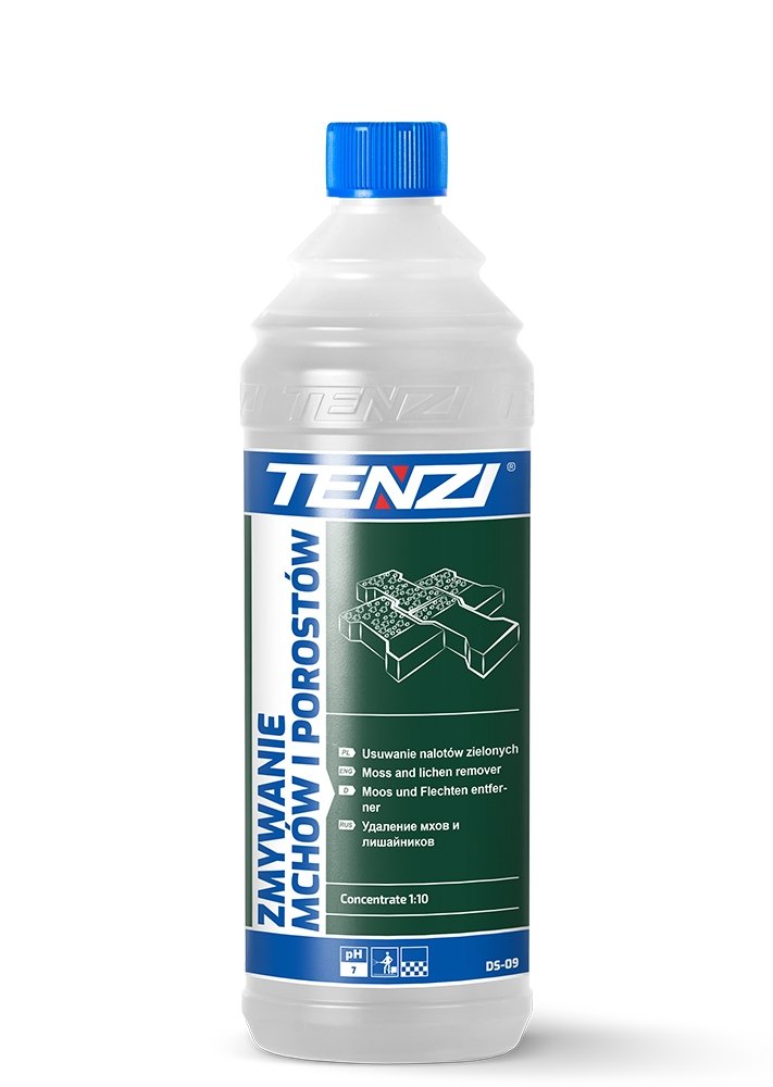 Tenzi Zmywanie Mchów i Porostów 1L – preparat do czyszczenia kostki brukowej
