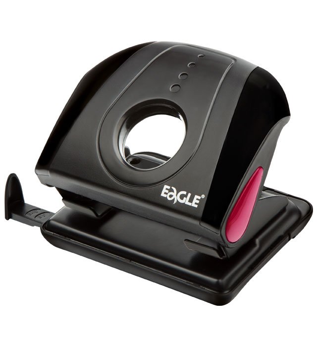 Dziurkacz EAGLE DYNAMIC P5180M  czerwony 20 kartek