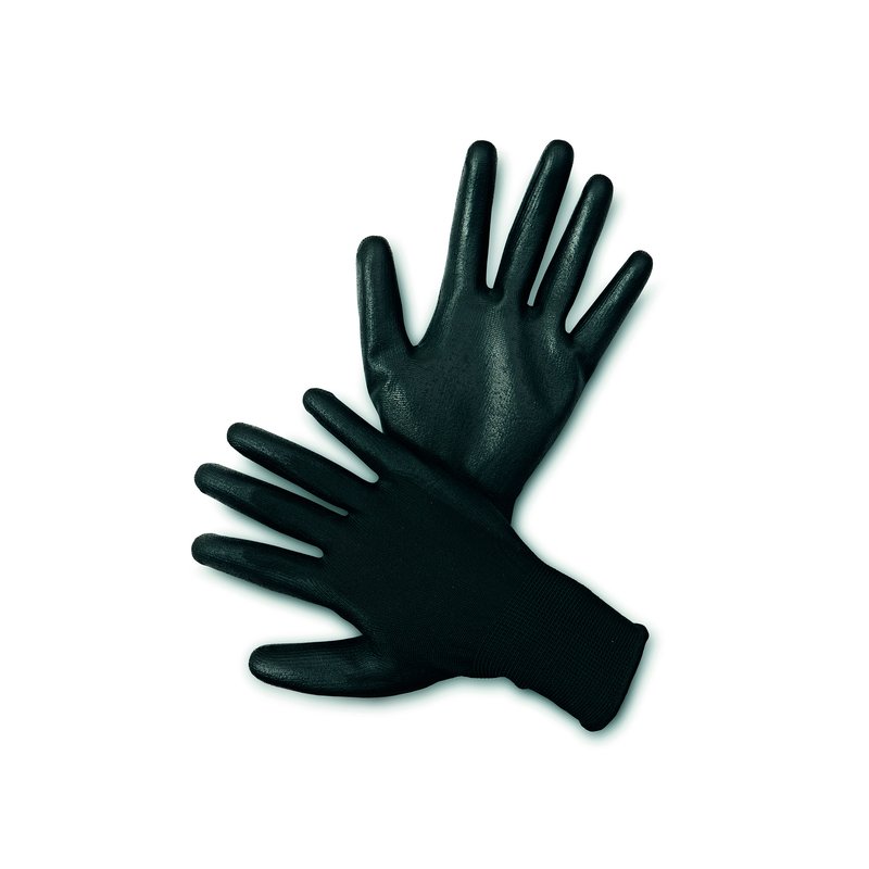 Rękawice Ekon. Resistance-B (Hs-04-003) Montażowe Poliester+Poliuretan Rozm. 9 Czarne