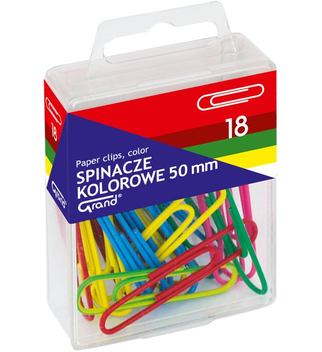 Spinacz KOLOR R-50 &#8211 18 szt T4 GRAND