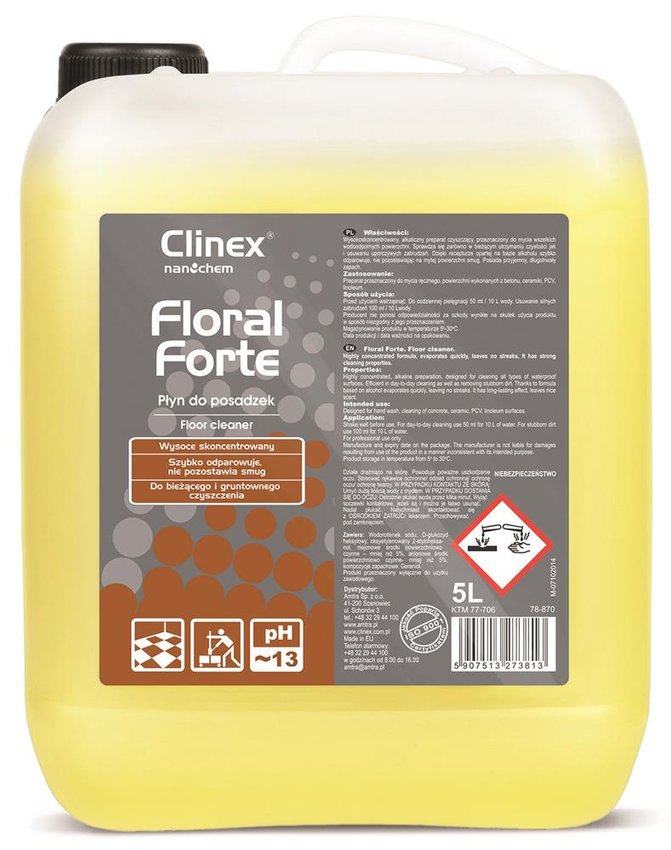 Clinex Floral Forte 77-706 płyn do posadzek 5L