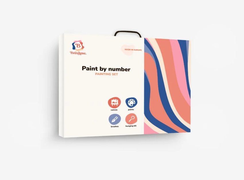 Malowanie po numerach BRUSHME 40x50 cm gold szmaragdowa sowa 1 szt., w pudełku