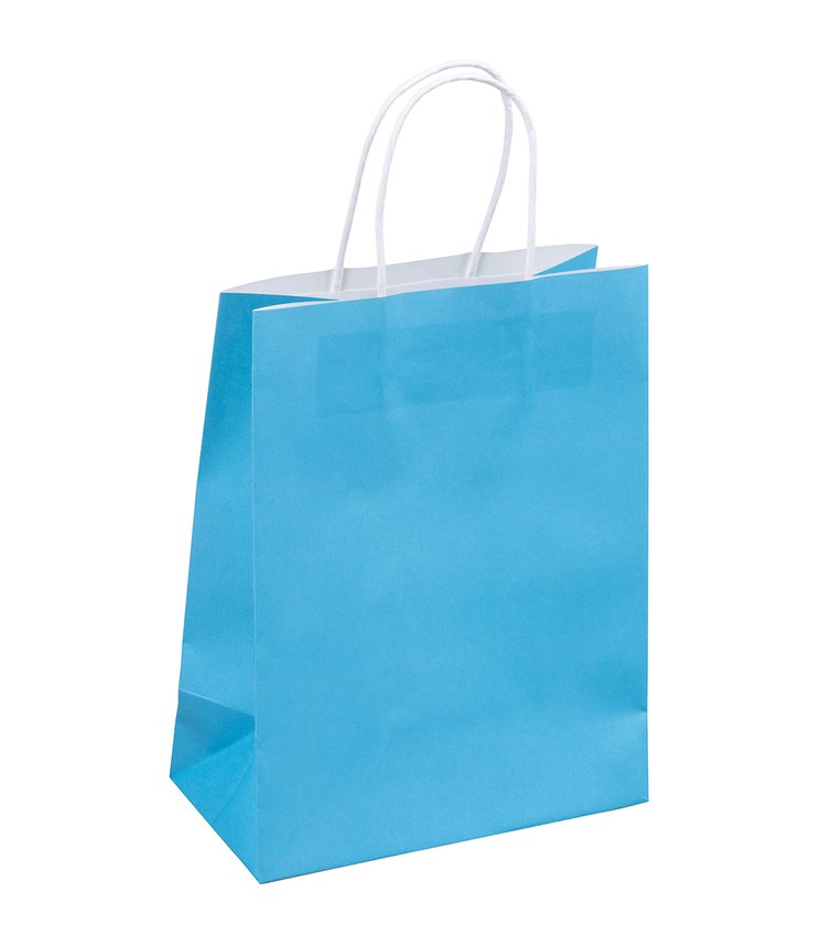 Torebka na prezenty DONAU HOME papierowa 18x23x10cm całoroczna jednolita mix kolorów