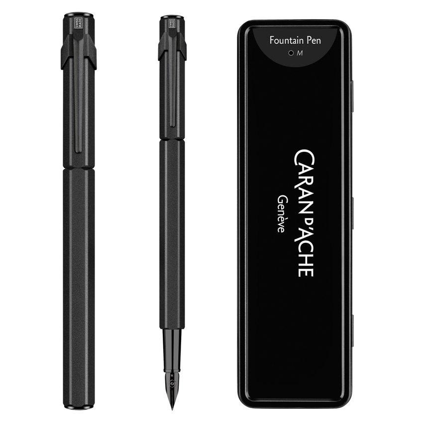 Pióro wieczne CARAN D'ACHE 849 Black Code F czarne