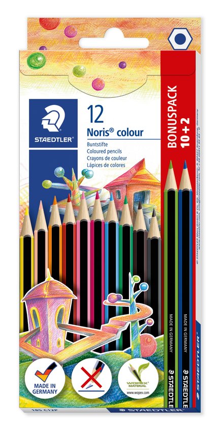 Kredki Ołówkowe 12 kol. Noris /Staedtler