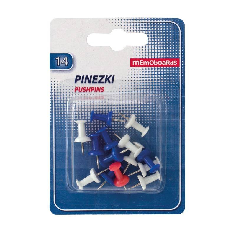 Pinezki Do Tablic  Beczułki 14 Szt. Blister /Memoboards