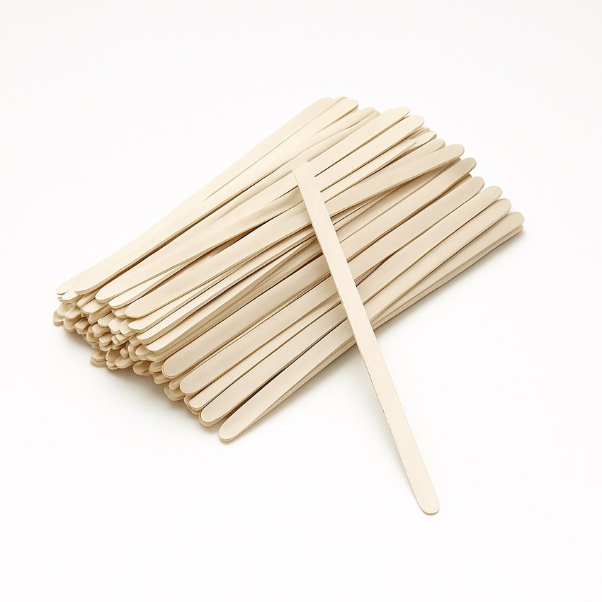 Mieszadełka z drewna "pure" 14cm 1000szt.  /Papstar