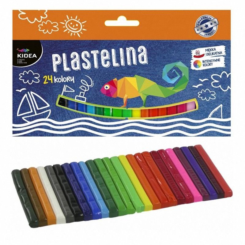 Plastelina 24kol. /Kidea