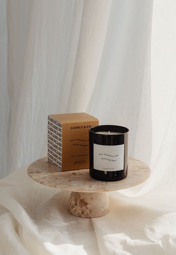 Świeca sojowa w szkle CANDLY&CO Best Memories Come From B., zapach No.2 250g