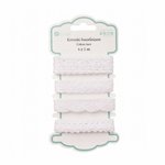 Koronki Bawełniane 4x1m  [DPKB-003]  Bridal White / DpCraft