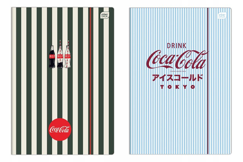 Teczka A4 z gumką Soft Touch Coca Cola
