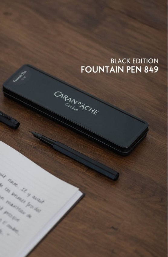 Pióro wieczne CARAN D'ACHE 849 Black Code M czarne