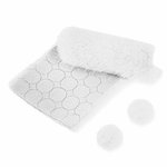 Futerkowe Pompony na Taśmie 3cm 50szt. Białe /DpCraft