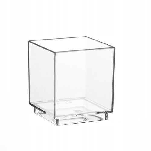 Pojemniki fingerfood PS 55ml czworokąt zestaw 30 szt Papstar