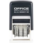 Datownik samotuszujący z tuszem, czarny /OFFICE PRODUCTS