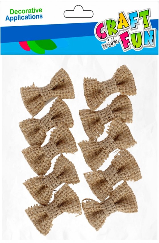 Ozdoba dekoracyjna Kokardki Samoprzylepne 3,5cm 10szt. /Craft With Fun