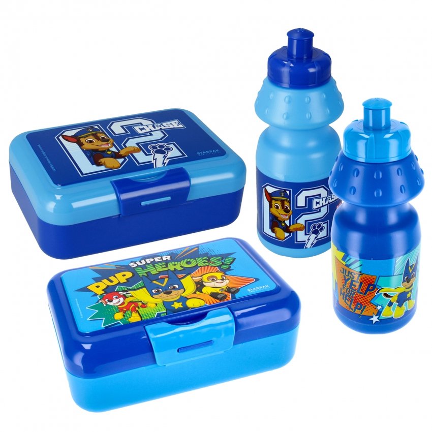 Zestaw Bidon + Pudełko Śniadaniowe [447904] Mix Paw Patrol /Starpak