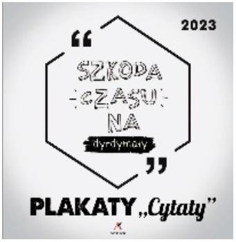 Kalendarz Wielopl. Plakaty Cytaty 33x33 2023  /Artsezon