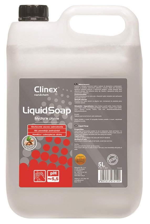 Clinex mydło w płynie Liquid Soap opakowanie 5L