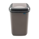 Kosz Na Śmieci Quatro Kwadratowy 28L Uchylny Mocca /Plafor