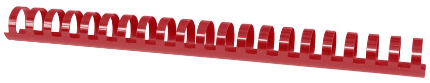 Grzbiety do bindowania OFFICE PRODUCTS A4 25mm (240 kartek), 50 szt., czerwony