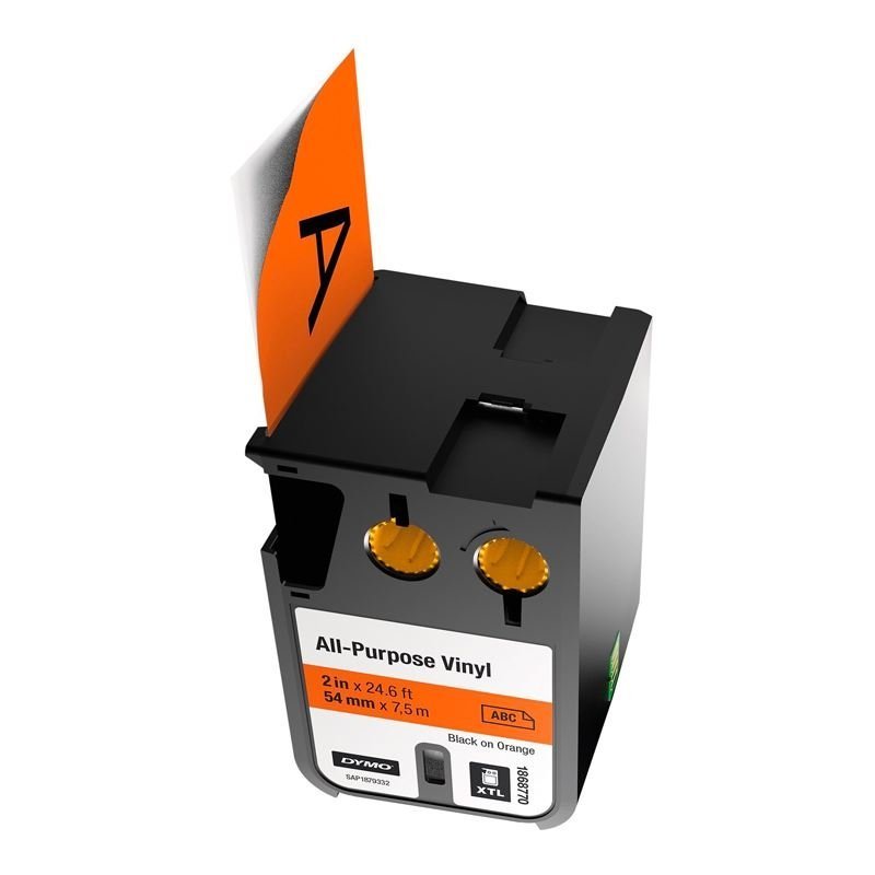 Taśma Vinylowa XTL 54 mm x 7 m Czarne Na Pomarańczowym /Dymo 1868770