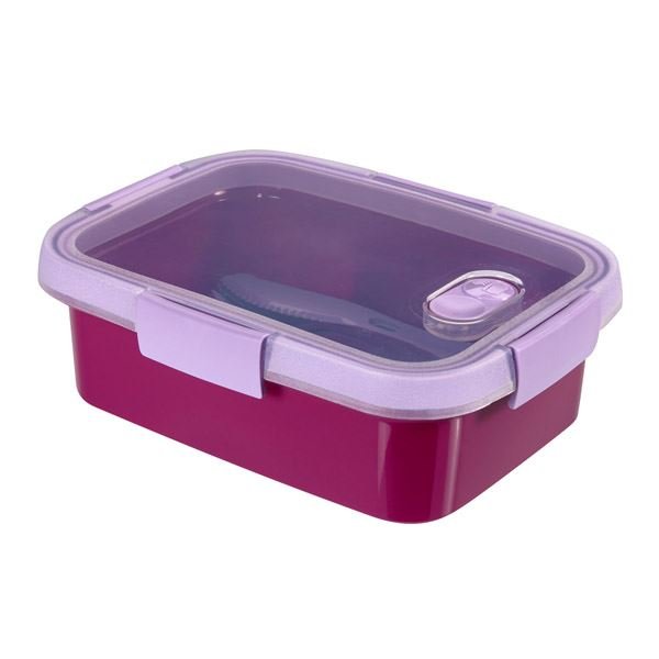 Pojemnik Na Żywność Prostokątny Smart To Go Lunch 1L Fioletowy / Curver 232687